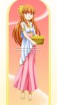 athena basket blossom_(ppg) dress flying greek_mythology long_hair pink_eyes powerpuff_girls redhead sandals xenokurisu 
