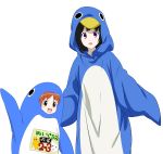  azumanga_daioh azumanga_daiou bird child chitanda_eru chiyo_chichi cosplay crossover fortune highres hyouka mihama_chiyo nekokoneko penguin penguin_costume 