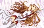  brown_hair kawakami_tetsuya long_hair sword sword_art_online thigh-highs thighhighs weapon yuuki_asuna 