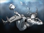  armor artist_request avatar:_the_last_airbender breasts helmet korra legend_of_korra long_hair solo underwater water 