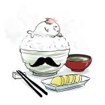  bowl chopsticks food gomadoka kaname_madoka mahou_shoujo_madoka_magica mukiki rice 