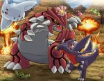  :o black_sclera bomb cacnea cherrim cherry_bomb diglett explosion garchomp groudon no_humans open_mouth outdoors pokemoa pokemon pokemon_(creature) pun red_eyes smile togekiss yellow_eyes 