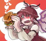  foreshortening hamburger hands heart mystia_lorelei tears touhou yukataro 