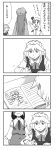  azumanga_daioh azumanga_daiou bad_id bow braid comic detached_sleeves hairband hakurei_reimu hat izayoi_sakuya japanese_clothes long_hair miko monochrome nattororo parody patchouli_knowledge remilia_scarlet short_hair touhou translated translation_request twin_braids wings yukkuri_shiteitte_ne 