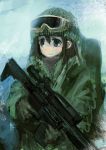  female gloves goggles gun highres lm7_(op-center) op-center operator rifle solo vest weapon 