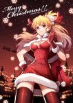  christmas cleavage nardack original solo thigh-highs thighhighs 