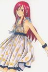  casual dress erza_scarlet fairy_tail highres hisame_himemiya solo 