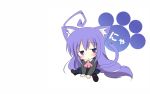  acchi_kocchi catgirl miniwa_tsumiki purple_eyes purple_hair violet_eyes 