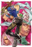  4boys ball diego_brando funny_valentine gyro_zeppeli hat johnny_joestar jojo_no_kimyou_na_bouken long_hair multiple_boys seyo steel_ball_run 