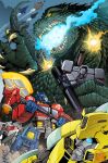  bumblebee crossover godzilla godzilla_(series) grimlock megatron optimus_prime skywarp starscream thundercracker transformers 