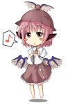  animal_ears bird_wings blush_stickers hat highres long_sleeves musical_note mystia_lorelei nowheresoul open_mouth pink_hair puffy_sleeves red_eyes short_hair solo spoken_musical_note touhou wide_sleeves wings 