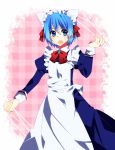  animal_ears ayasaki_hayate blue_eyes blue_hair cat_ears crossdressinging hayate_no_gotoku! lotton maid male short_hair wavy_mouth 