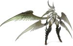  1girl artist_request claws feathered_wings final_fantasy final_fantasy_xiv garuda head_wings large_wings monster_girl multiple_wings official_art standing wings 