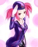  gloves hat red_eyes red_hair redhead skull sukumo_(kemutai) tour_guide_from_the_underworld twintails uniform yu-gi-oh! yuu-gi-ou yuu-gi-ou_duel_monsters 