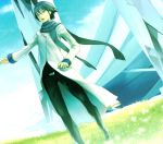  kaito redjuice scan scarf short_hair solo vocaloid 