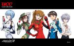   ayanami_rei ikari_shinji makinami_mari_illustrious nagisa_kaworu neon_genesis_evangelion plugsuit souryuu_asuka_langley widescreen  