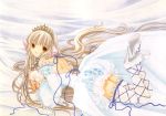  chii chobits gothic highres lace long_hair see_through skirt thigh_highs wallpaper 