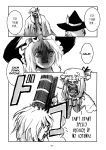  berserk book hard_translated hat highres kirisame_marisa kurinton man_face monochrome mozgus omchicken parody patchouli_knowledge scan touhou translated 