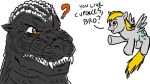  crossover ditzy_doo godzilla godzilla_(series) kaiju kaijukid my_little_pony_friendship_is_magic sam_messerly 