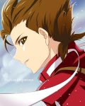  brown_eyes brown_hair face lloyd_irving male nina_(pastime) profile solo tales_of_(series) tales_of_symphonia title_drop 