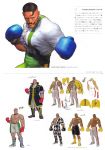  abs absurdres alternate_costume argyle blue_eyes bodysuit boots bowtie boxing_gloves capcom concept_art dark_skin dudley facial_hair highres jacket jewelry lightning_bolt muscle mustache necklace official_art overcoat shirtless short_hair shorts solo spandex street_fighter street_fighter_iv translation_request 
