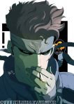  bandana bandanna brown_hair bust cigarette gloves headband metal_gear metal_gear_solid metalhanzo smoking sneaking_suit solid_snake solo 