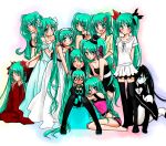  :d ^_^ acute_(vocaloid) aqua_hair arms_behind_back bare_shoulders black_dress black_rock_shooter black_rock_shooter_(character) blue_dress blue_eyes boots cendrillon_(vocaloid) clone closed_eyes dress eh?_ah_sou_(vocaloid) eyes_closed flower green_hair hachune_miku hair_flower hair_ornament hairband hand_on_shoulder hands_clasped hatsune_miku japanese_clothes kimono long_hair looking_at_viewer looking_back magnet_(vocaloid) melt_(vocaloid) multiple_girls multiple_persona nyakelap o_o odd_one_out open_mouth panties puffy_short_sleeves puffy_sleeves romeo_to_cinderella_(vocaloid) shiroi_yuki_no_princess_wa_(vocaloid) short_sleeves sitting skirt smile songover standing thigh-highs thigh_boots thighhighs underwear underwear_only very_long_hair vocaloid waving white_dress world_is_mine_(vocaloid) yumemiru_kotori_(vocaloid) 