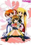  :d absurdres blonde_hair blue_eyes blush_stickers boots bow brown_hair cape character_doll dress fate_testarossa faulds fingerless_gloves gauntlets gloves graf_eisen hair_bow hair_ornament heart highres levantine long_hair lyrical_nanoha magical_girl mahou_shoujo_lyrical_nanoha mahou_shoujo_lyrical_nanoha_a&#039;s mahou_shoujo_lyrical_nanoha_a's mahou_shoujo_lyrical_nanoha_the_movie_2nd_a&#039;s mahou_shoujo_lyrical_nanoha_the_movie_2nd_a's multiple_girls official_art okuda_yasuhiro open_mouth plush puffy_sleeves purple_eyes red_eyes scan shamal short_hair short_twintails signum sitting smile takamachi_nanoha thigh-highs thighhighs twintails violet_eyes vita yagami_hayate zafira 