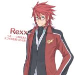  1boy kuroboshi_kouhaku male official_art redhead rexx summon_night summon_night_5 translation_request 