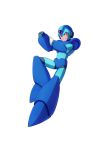  arm_cannon blue_eyes capcom helmet official_art project_x_zone rockman rockman_x rockman_zero weapon x_(rockman) 