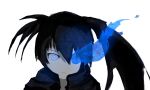 black black_hair black_rock_shooter blue_eyes rock shooter twintails vocaloid 