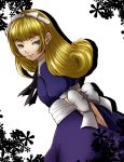  bangs blonde_hair blue_eyes bowtie hair_ribbon hairband highres long_hair megami_tensei obi persona puffy_sleeves ribbon shin_megami_tensei 