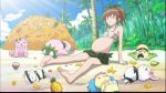  belly_stuffed big_belly bikini jewelpet_sunshine navel 