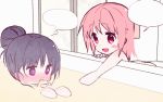  akemi_homura bath bathtub bubble kaname_madoka mahou_shoujo_madoka_magica megahomu multiple_girls 