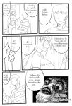  1girl butter-t comic copyright_request monochrome thai translated 
