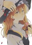  bad_id blonde_hair cover cover_page hands hat kirisame_marisa kutsushita petals rose_petals solo touhou translated translation_request turtleneck witch_hat yellow_eyes 