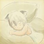  saraband sketch sleeping touhou yakumo_ran 