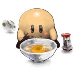  chopsticks egg egg_yolk food hoshi_no_kirby kirby kirby_(series) koki_(pixiv) nintendo no_humans pink_puff_ball simple_background soy_sauce super_mario_world super_smash_bros. super_smash_bros_64 super_smash_bros_melee what yoshi yoshi&#039;s_island yoshi&#039;s_story 