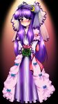  .:suri:. blush bride marriage patchouli_knowledge touhou wedding_dress 