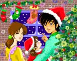  christmas good_end hayase_misa ichijo_hikaru ichijo_miku if_they_mated macross macross:_do_you_remember_love macross_flashback_2012 oekaki the_super_dimension_fortress_macross 