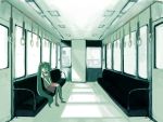  green_hair hatsune_miku nise_(navy) train train_interior twintails vocaloid 