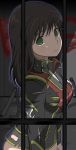  bad_end bottomless brown_hair green_eyes prison setsuko_ohara solo super_robot_wars super_robot_wars_z tears torn_clothes 