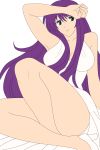  1girl athena_(saint_seiya) breasts cleavage green_eyes highres legs long_hair photoshop purple_hair saint_seiya saori_kido smile solo thighs vector_trace 