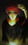  akatsuki_(naruto) cloak felice male naruto naruto_shippuuden red_eyes red_hair redhead sasori string 