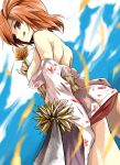  bad_id breasts brown_hair doromizu_pirako flower gintama highres red_eyes solo sword umitsuki weapon 