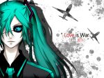  hatsune_miku jpeg_artifacts long_hair plane possible_duplicate vocaloid 