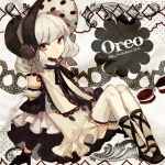 bonnet food_as_clothes food_themed_clothes gloves lowres original personification silver_hair thigh-highs thighhighs welchino yellow_eyes 