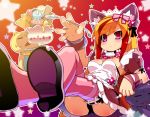  animal animal_ears beatmania_iidx cat catgirl ice_cream panties thigh-highs underwear zankuro 