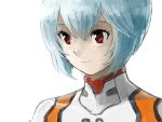  ayanami_rei blue_hair drawr face neon_genesis_evangelion red_eyes short_hair smile solo white_background 