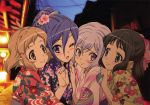  kazanari_tsubasa kimono kohinata_miku koike_satoshi senki_zesshou_symphogear tachibana_hibiki_(symphogear) yukata yukine_chris 